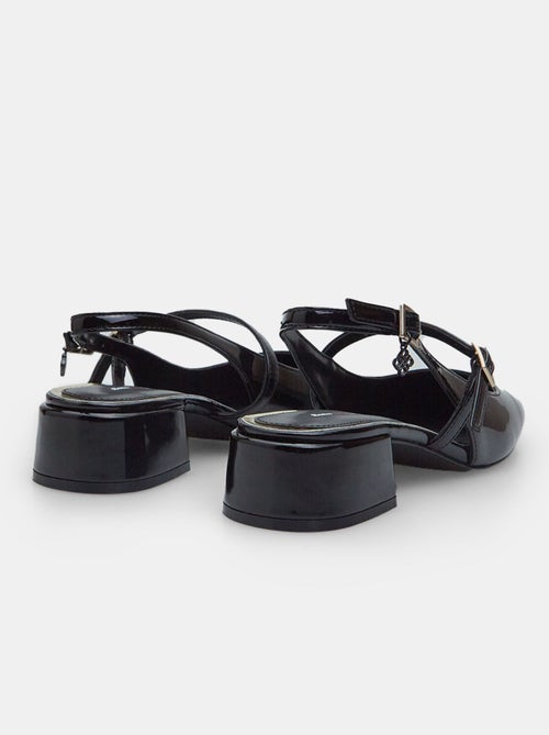 slingbacks vernis Bata Red Label avec talon de 3,5 cm - Kiabi