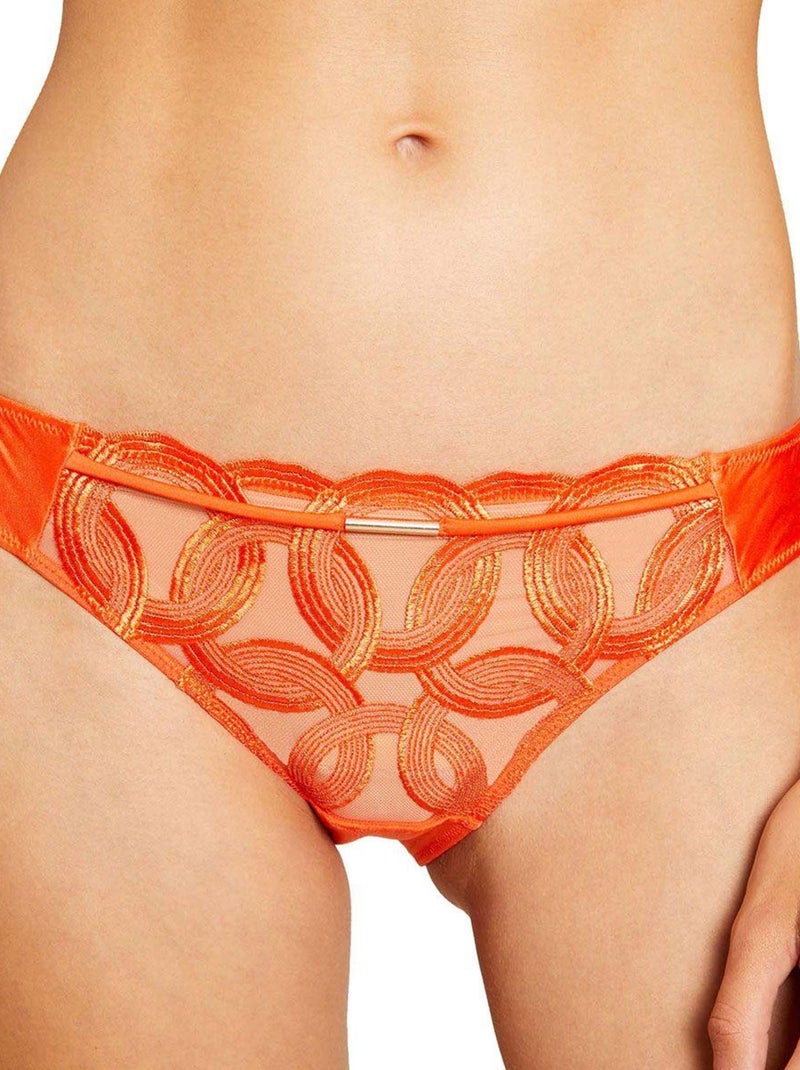 Slip AGATHE - Morgan Lingerie Orange - Kiabi