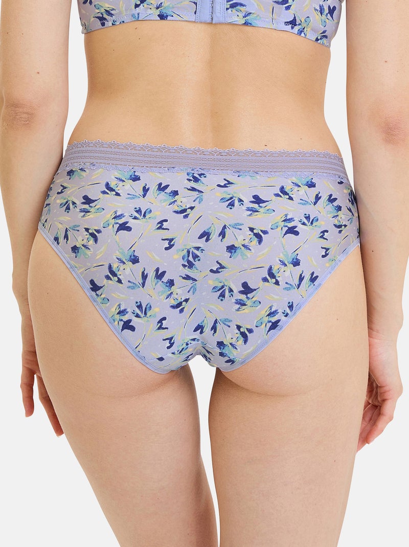 Slip Agathe Fantaisie Sans Complexe Bleu - Kiabi