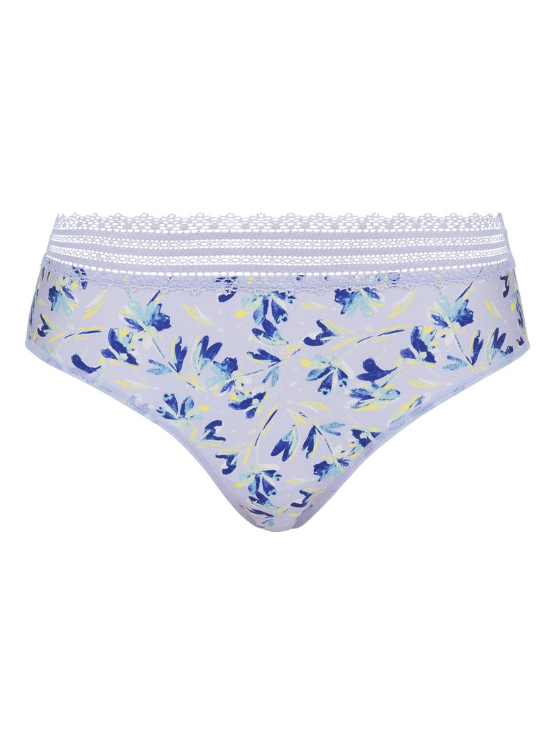 Slip agathe fantaisie sans complexe lingerie Bleu - Kiabi