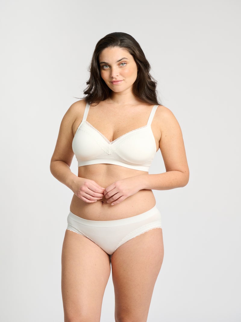 Slip Agathe Sans Complexe Ivoire - Kiabi