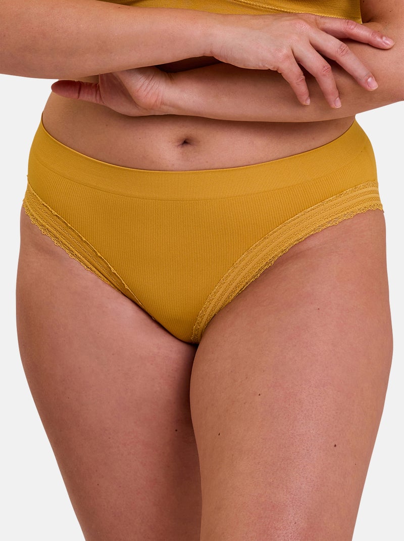Slip Agathe Sans Complexe Jaune paille - Kiabi