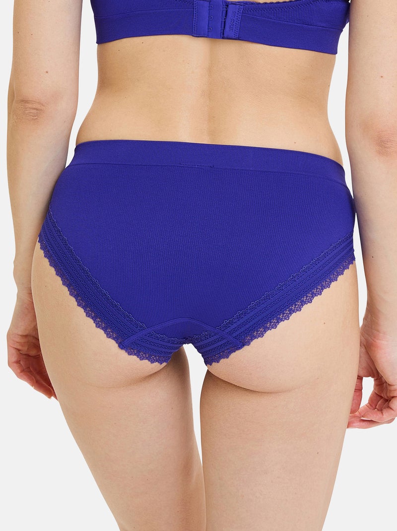 Slip agathe sans complexe lingerie Bleu roi - Kiabi