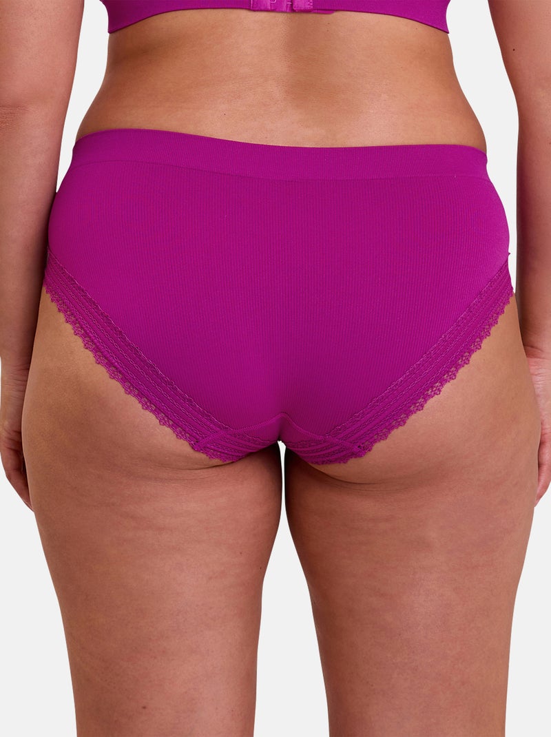 Slip agathe sans complexe lingerie Rose fushia - Kiabi