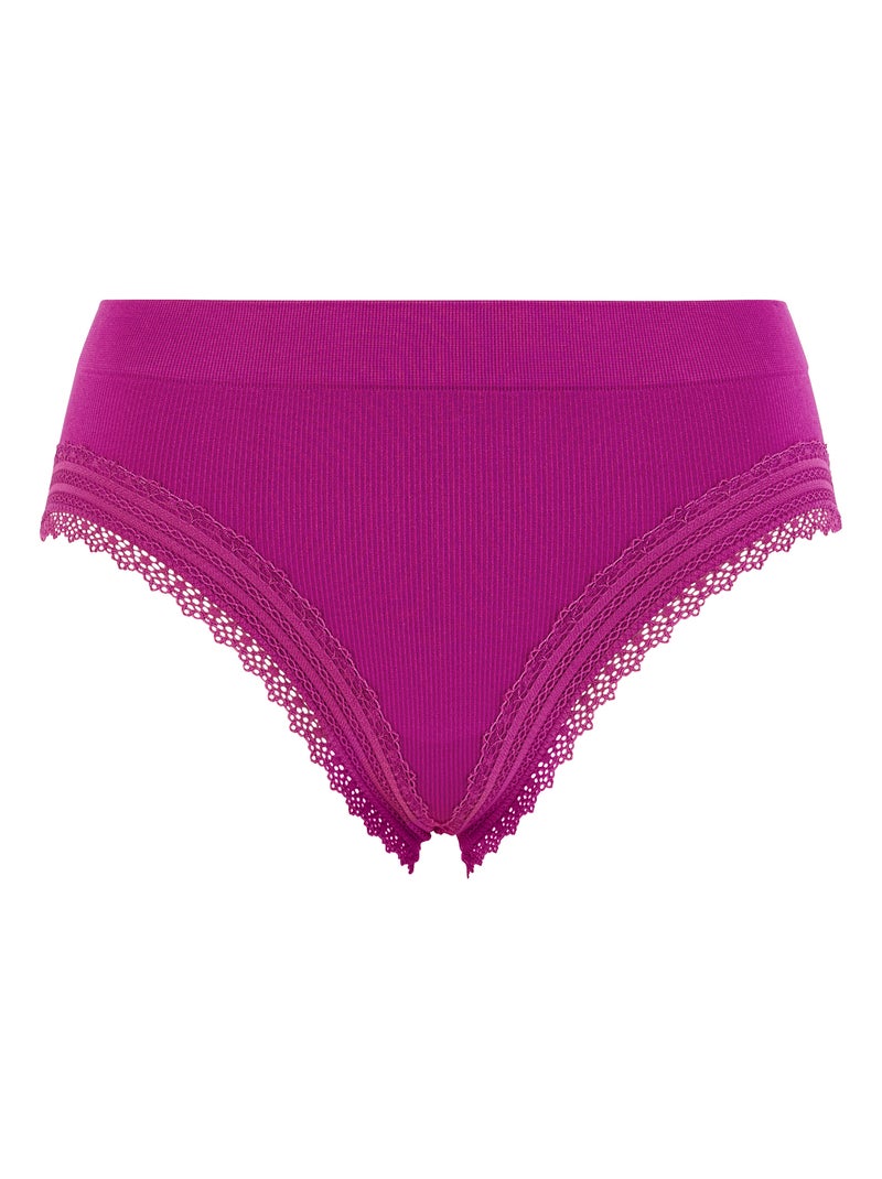 Slip agathe sans complexe lingerie Rose fushia - Kiabi