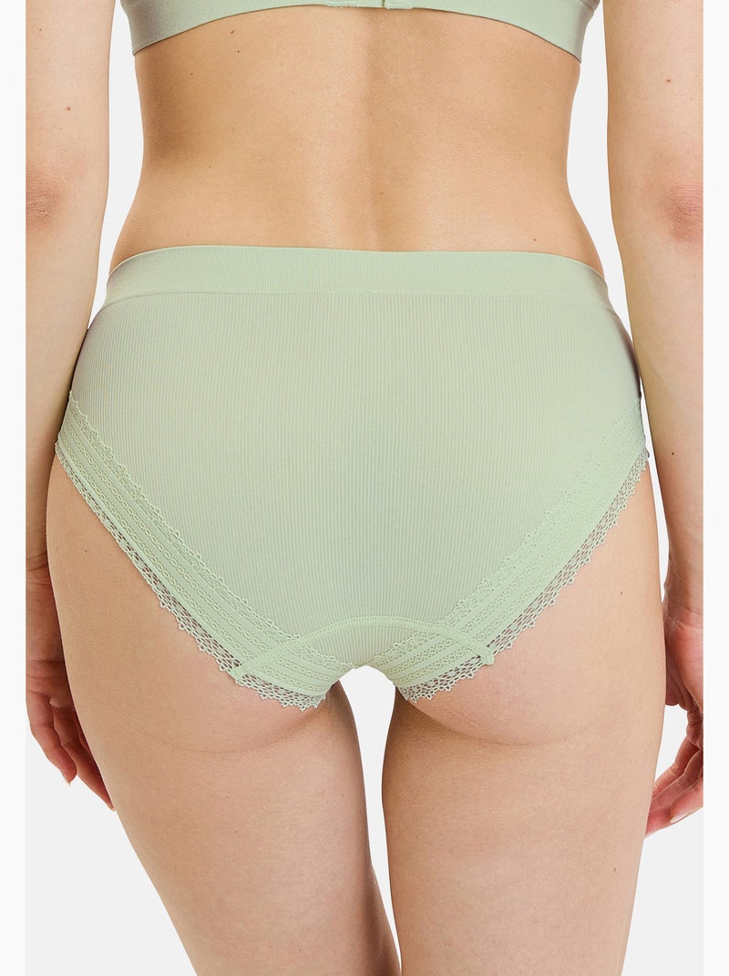 Slip agathe sans complexe lingerie Vert d'eau - Kiabi