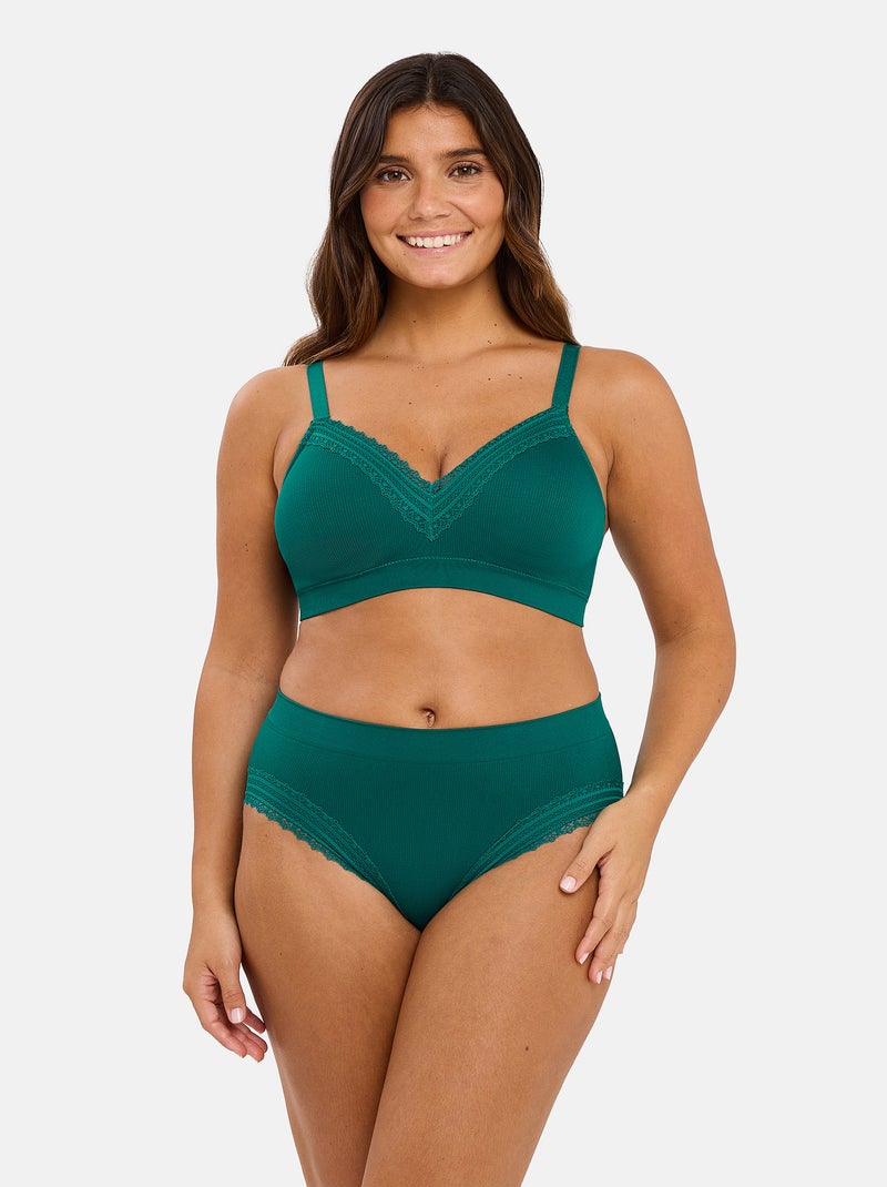 Slip agathe sans complexe lingerie Vert sapin - Kiabi