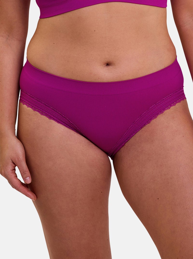 Slip Agathe Sans Complexe Rose fushia - Kiabi