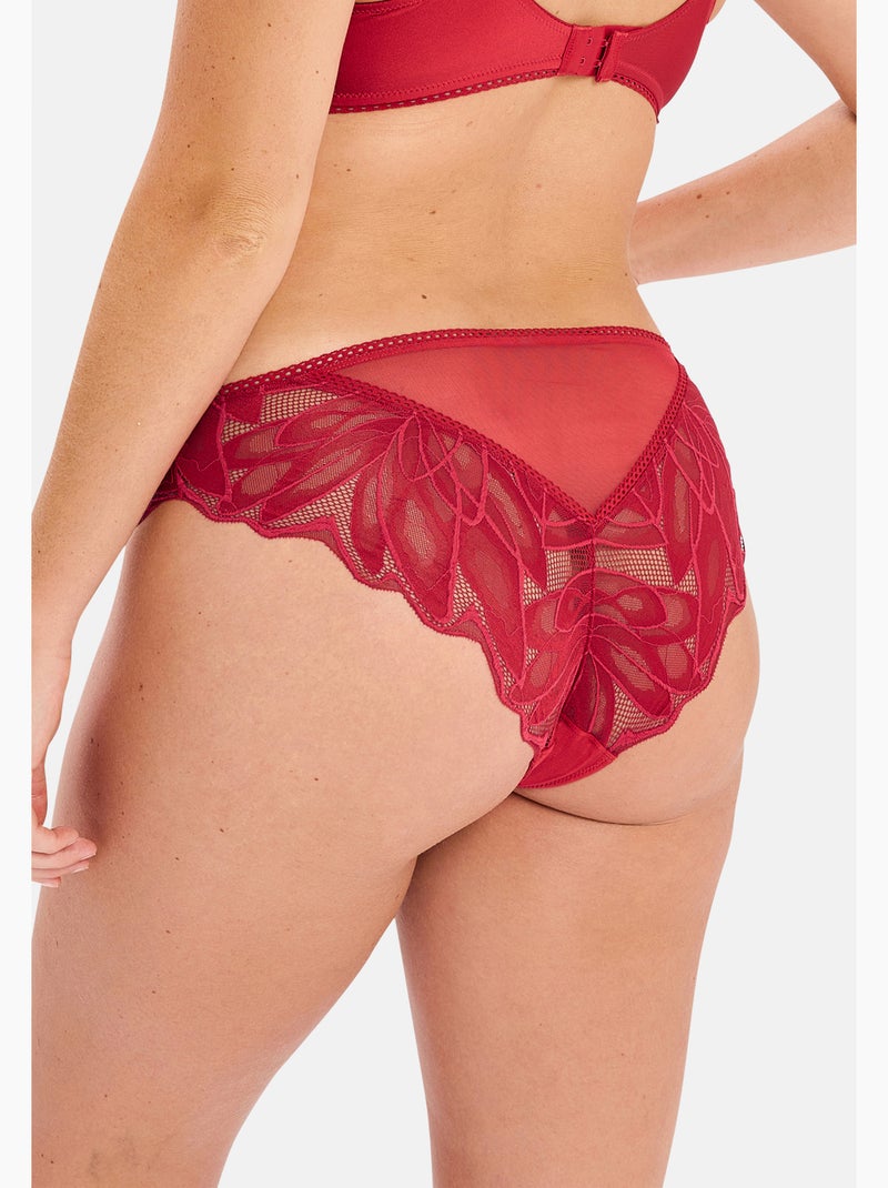 Slip aliénor sans complexe lingerie Rouge - Kiabi