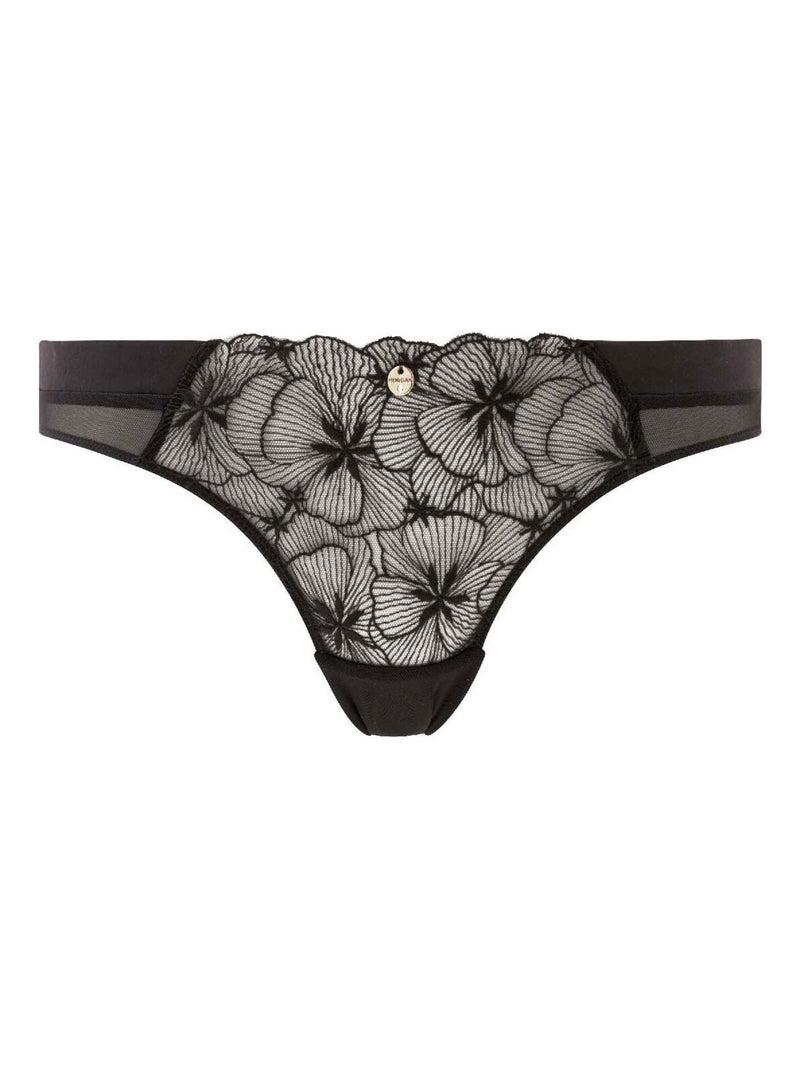 Slip AMANDINE - Morgan Lingerie Noir - Kiabi