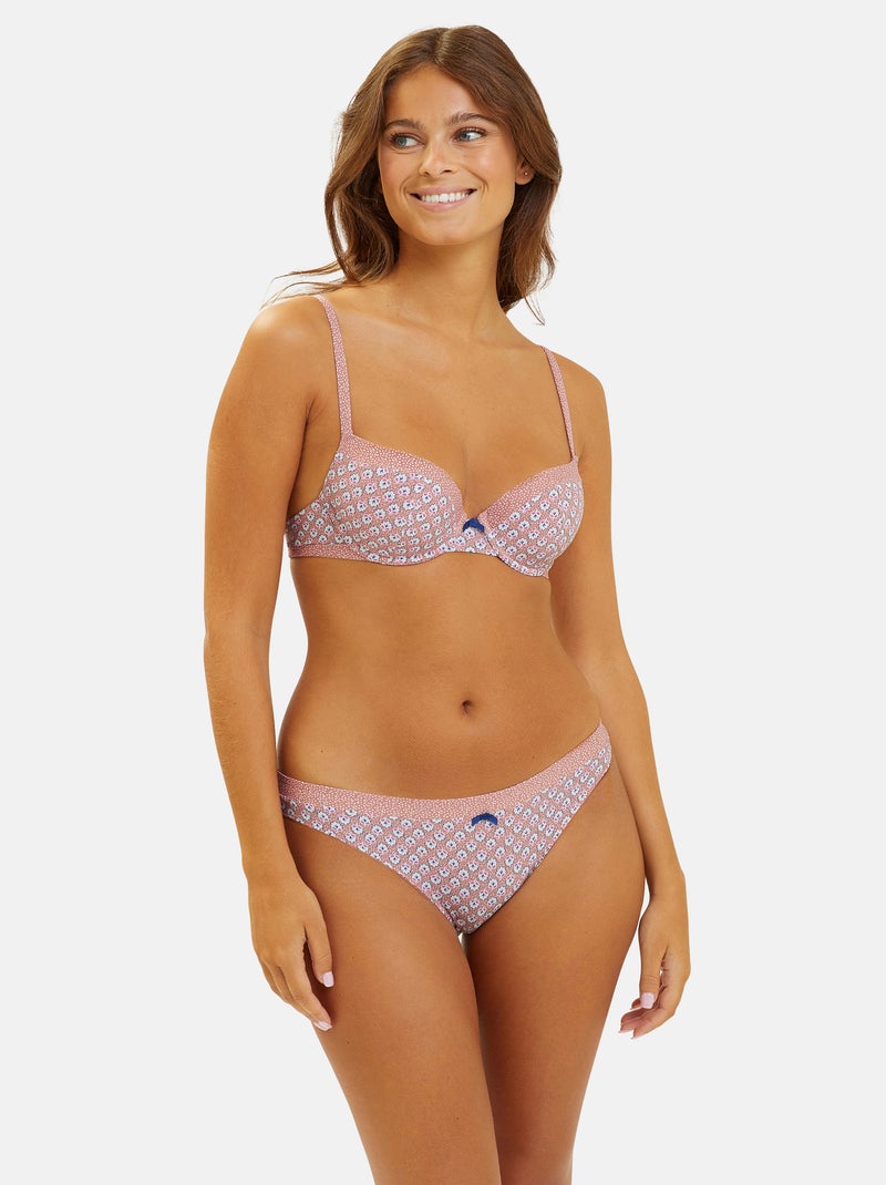 Slip Ambitieuse Billet Doux Vieux rose - Kiabi