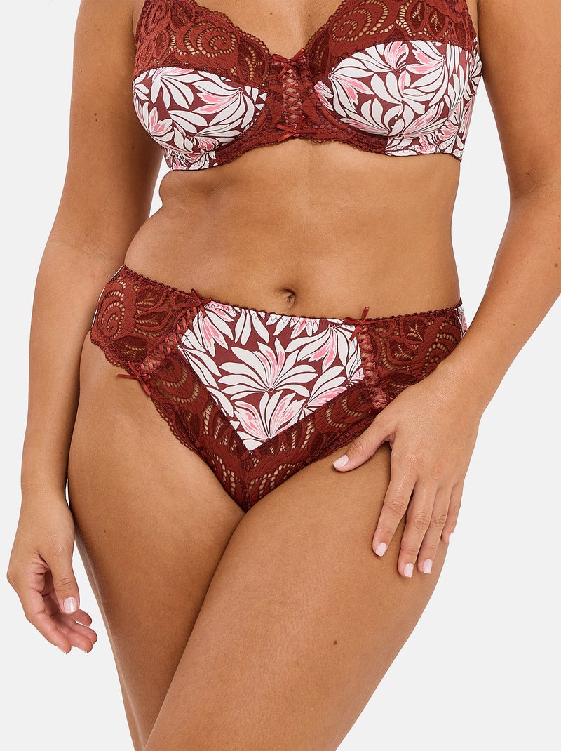 Slip Amelie Print Sans Complexe Marron glacé - Kiabi