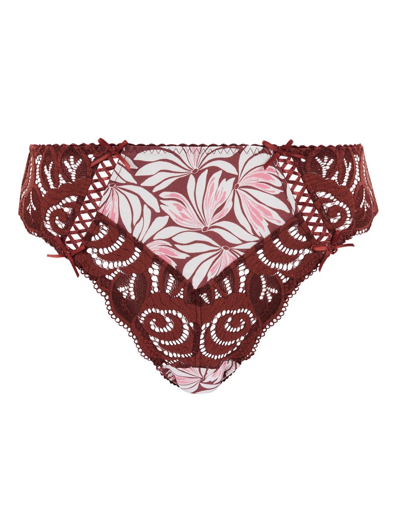 Slip Amelie Print Sans Complexe Marron glacé - Kiabi