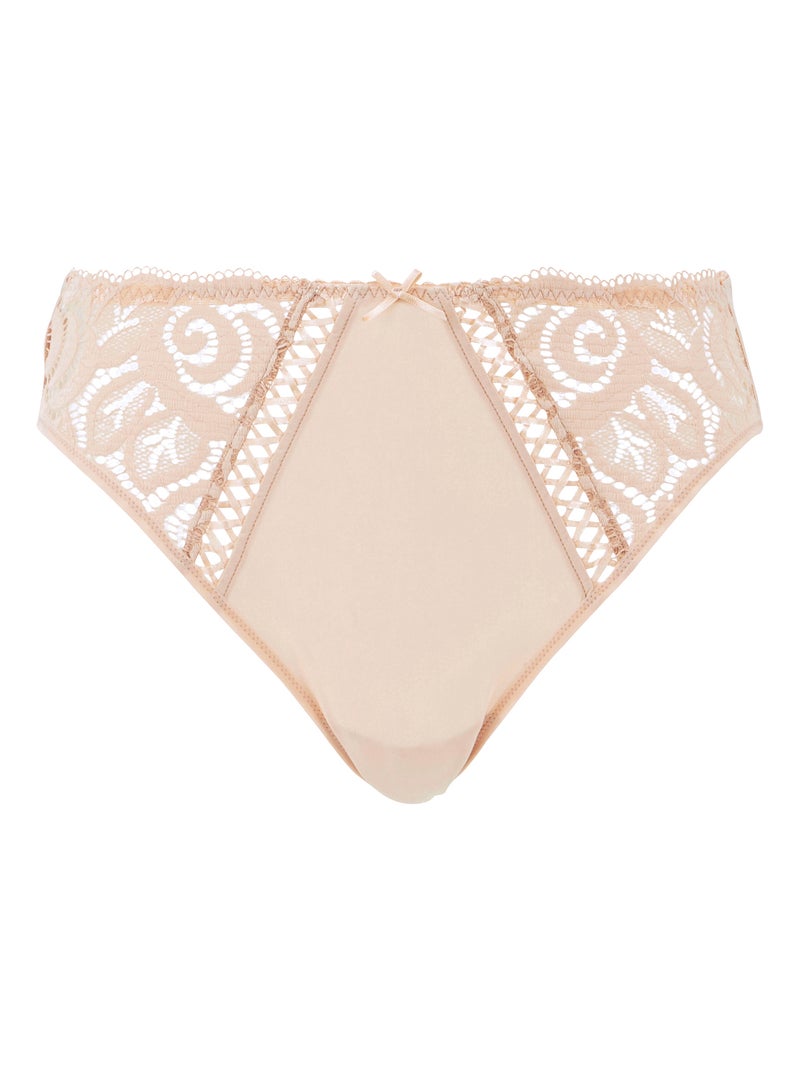 Slip amélie sans complexe lingerie Beige - Kiabi