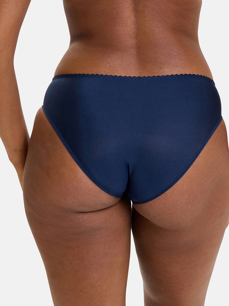 Slip amélie sans complexe lingerie Bleu marine - Kiabi