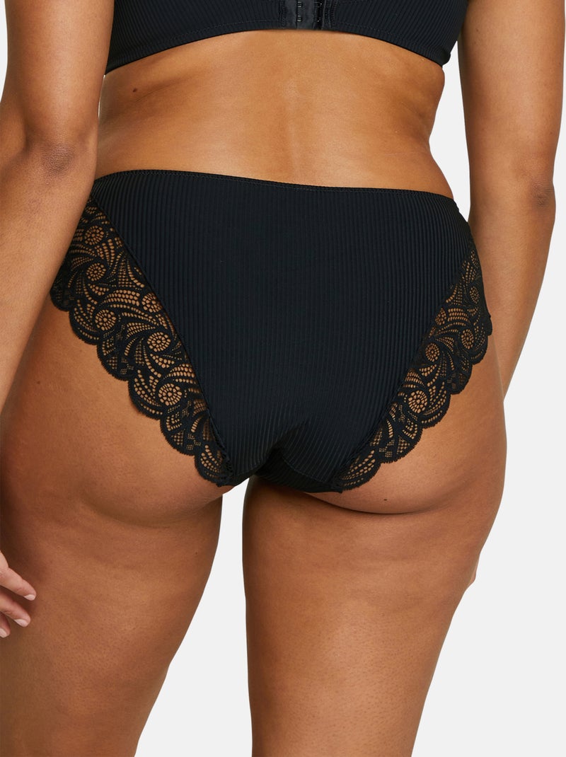 Slip ariane essential sans complexe lingerie Noir - Kiabi