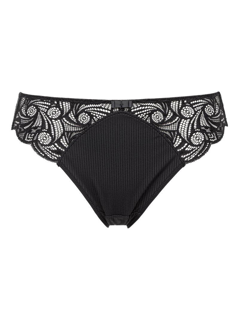 Slip ariane essential sans complexe lingerie Noir - Kiabi