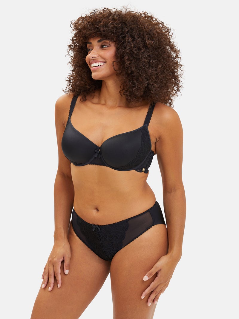 Slip ariane sans complexe lingerie Noir - Kiabi