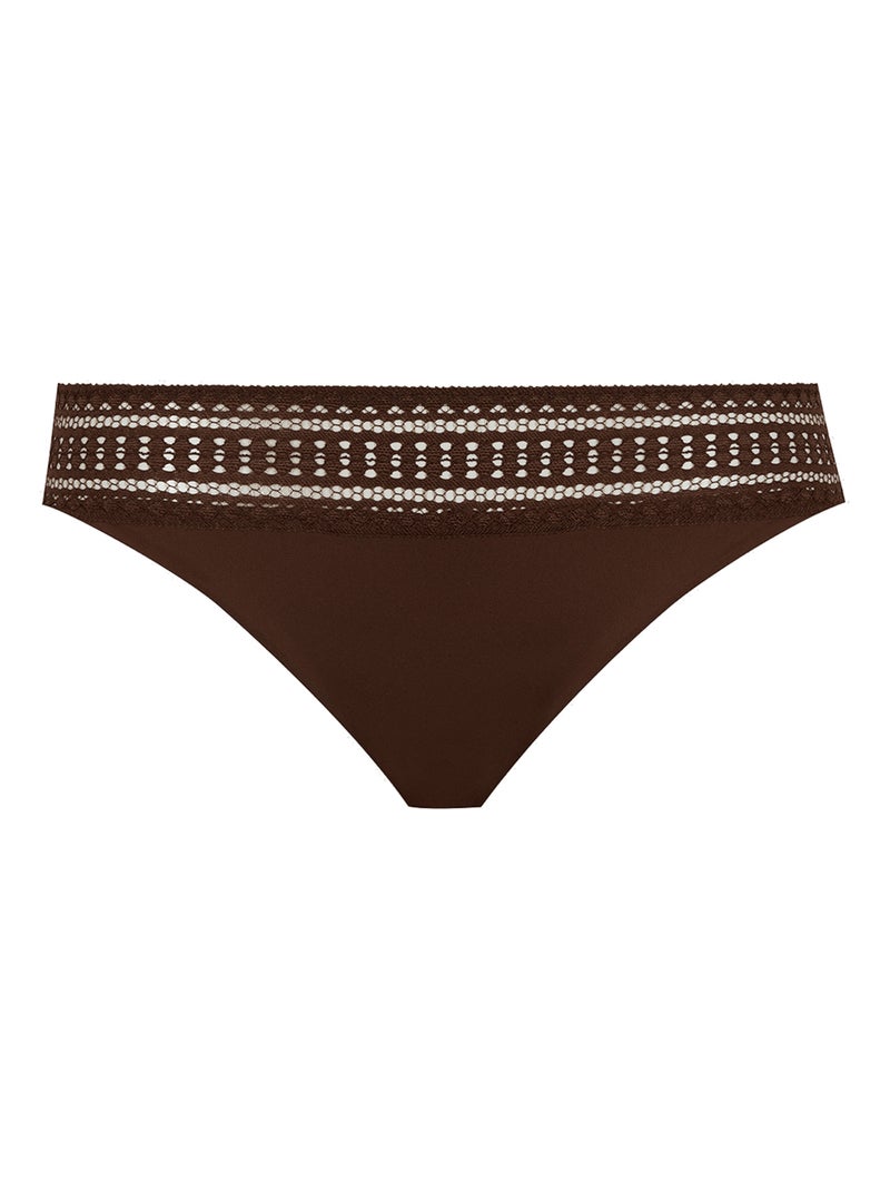Slip ARTY GRAPHIK Marron chocolat - Kiabi