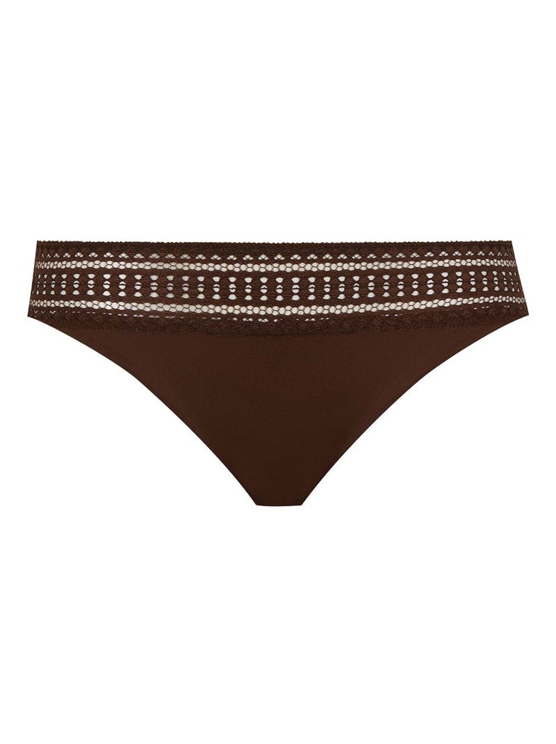 Slip ARTY GRAPHIK Marron chocolat - Kiabi