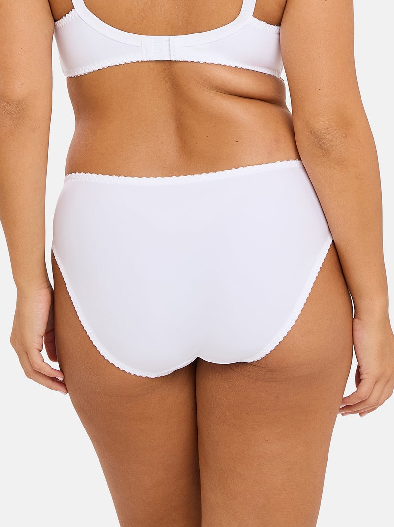 Slip arum mosaic sans complexe lingerie Blanc Violet Bleu - Kiabi