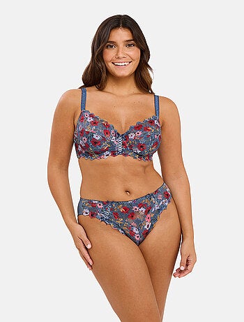 Slip arum mosaic sans complexe lingerie