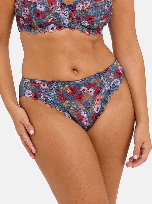 Slip arum mosaic sans complexe lingerie - Kiabi Slip arum mosaic sans complexe lingerie - Kiabi