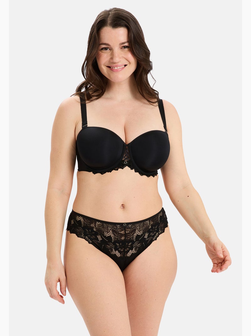 Slip arum prima sans complexe lingerie Noir - Kiabi