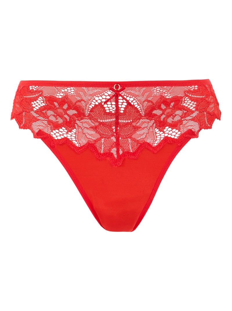 Slip arum prima sans complexe lingerie Rouge - Kiabi