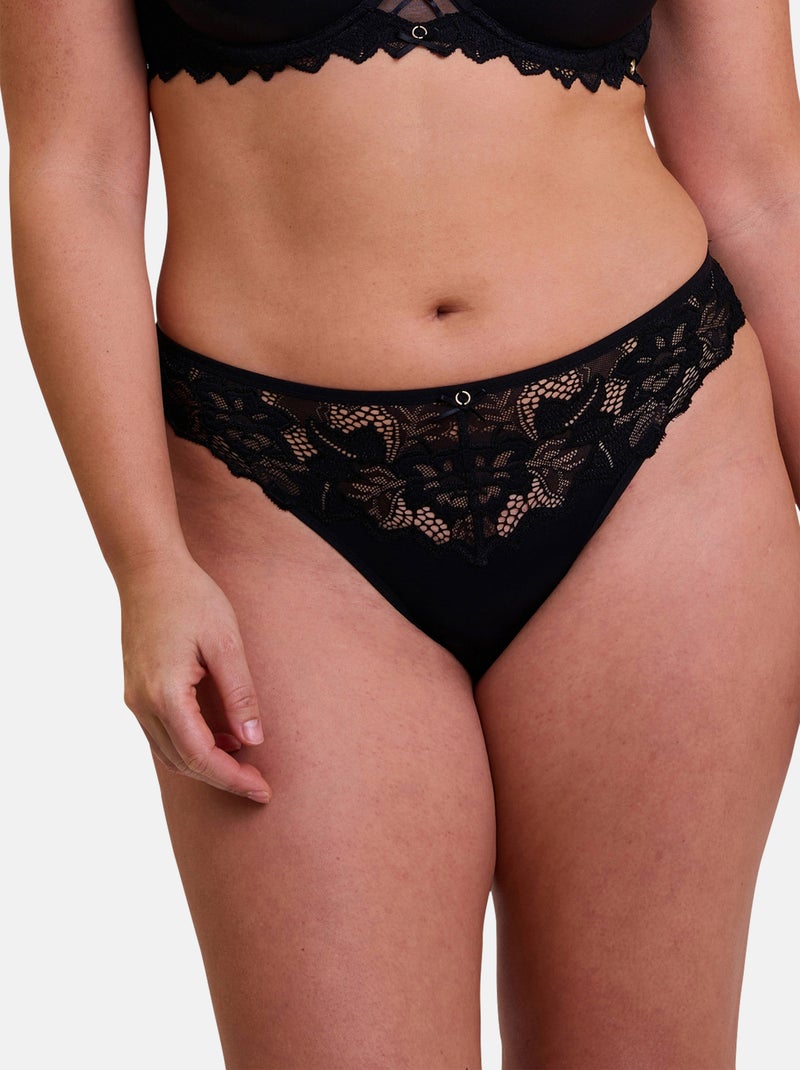 Slip Arum Prima Sans Complexe Noir - Kiabi