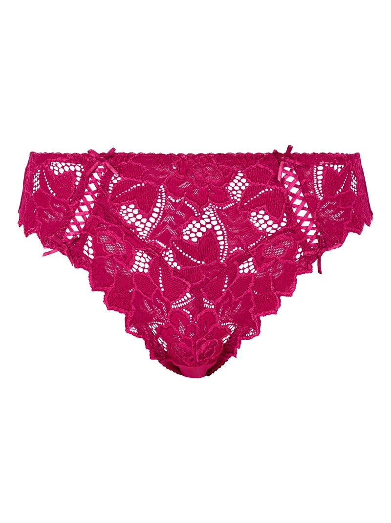 Slip arum sans complexe lingerie Rouge cerise - Kiabi