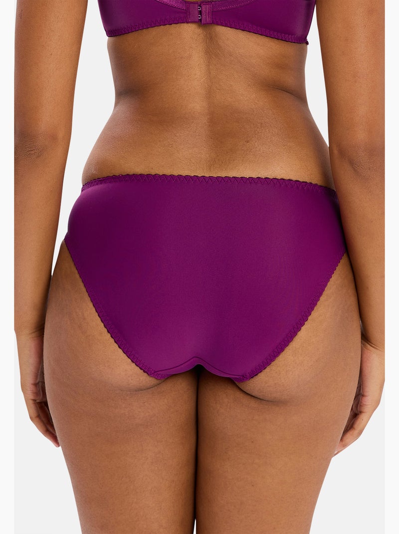 Slip arum sans complexe lingerie Violet figue - Kiabi