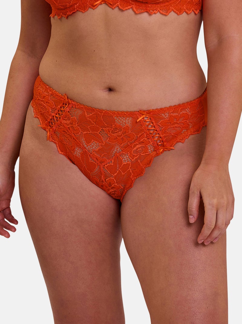 Slip Arum Sans Complexe Orange mandarine - Kiabi