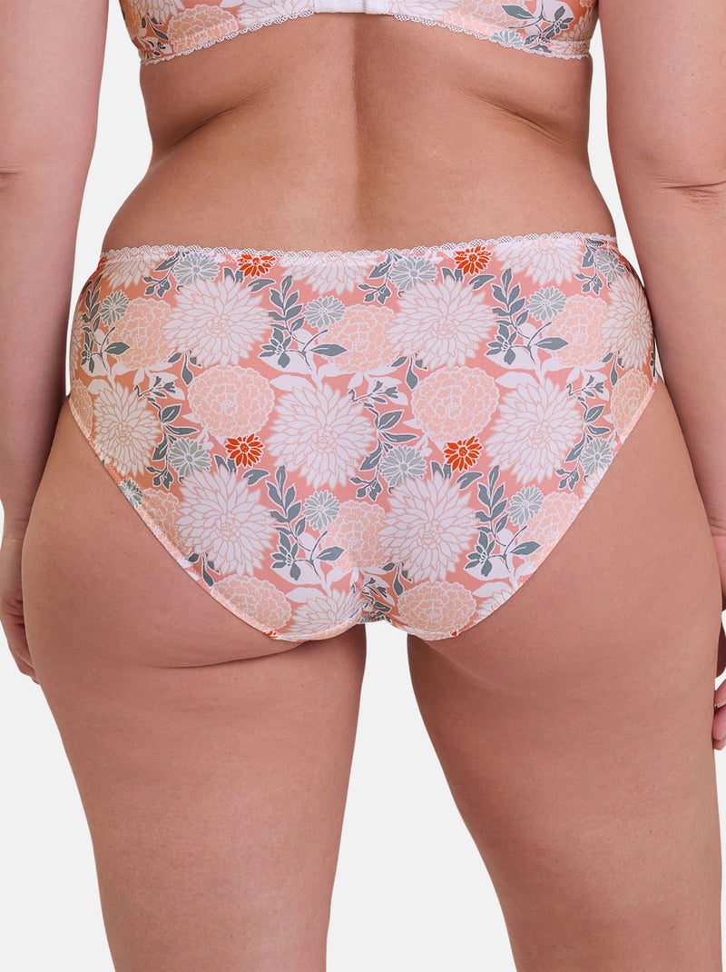 Slip aurélie sans complexe lingerie Blanc Rose - Kiabi
