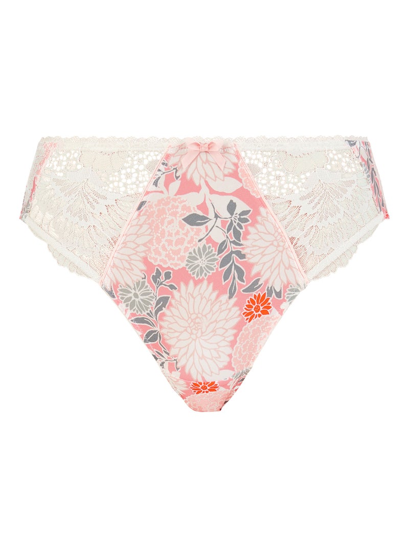 Slip aurélie sans complexe lingerie Blanc Rose - Kiabi