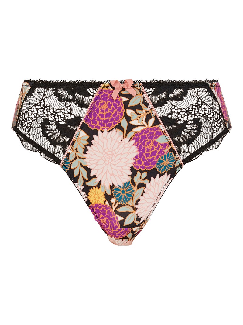 Slip aurélie sans complexe lingerie Noir Rose - Kiabi