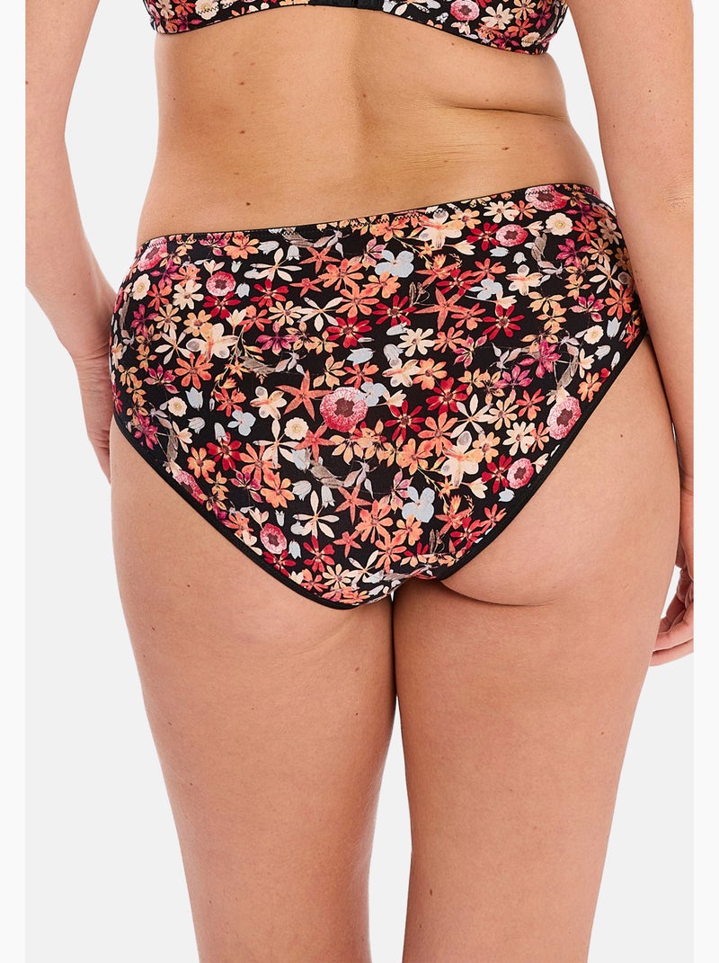 Slip Ava Fantaisie Sans Complexe Noir Rose - Kiabi