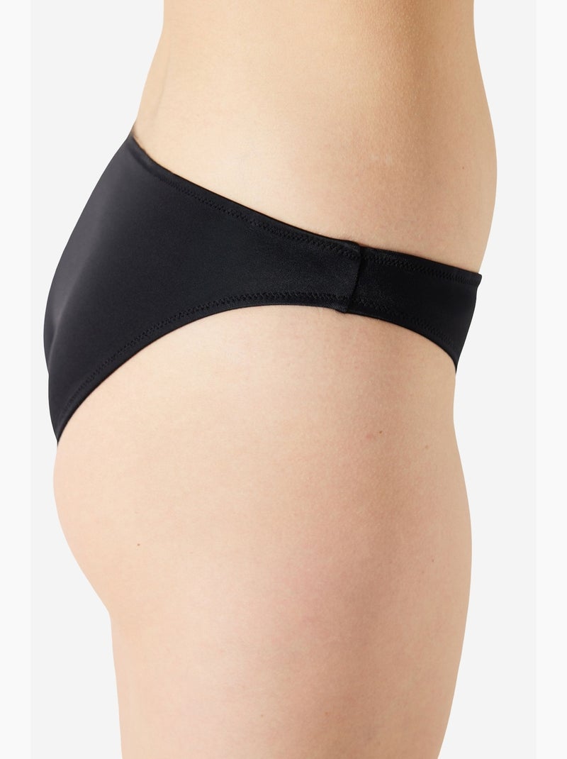 Slip basique de bikini penti Noir - Kiabi