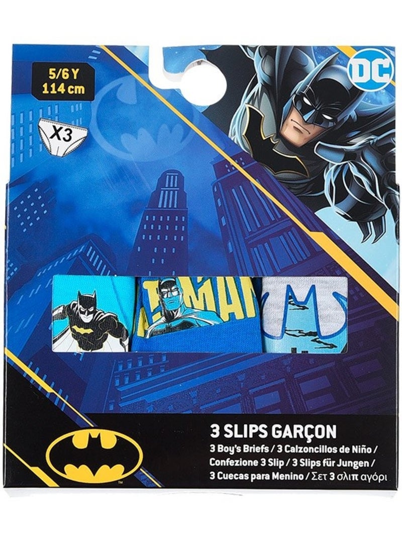 Slip Batman| Licence Officielle Noir Jaune Gris - Kiabi