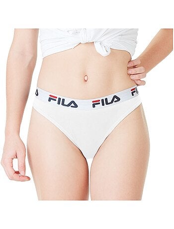 Slip brésilien coton femme Uni FU6067 Fila