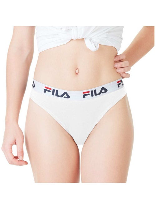 Slip brésilien coton femme Uni FU6067 Fila - Kiabi