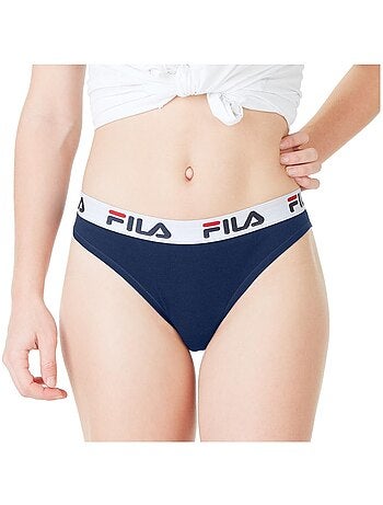 Slip brésilien coton femme Uni FU6067 Fila