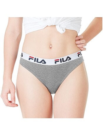 Slip brésilien coton femme Uni FU6067 Fila