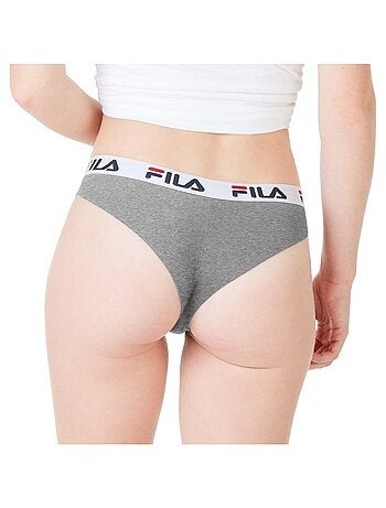 Slip brésilien coton femme Uni FU6067 Fila