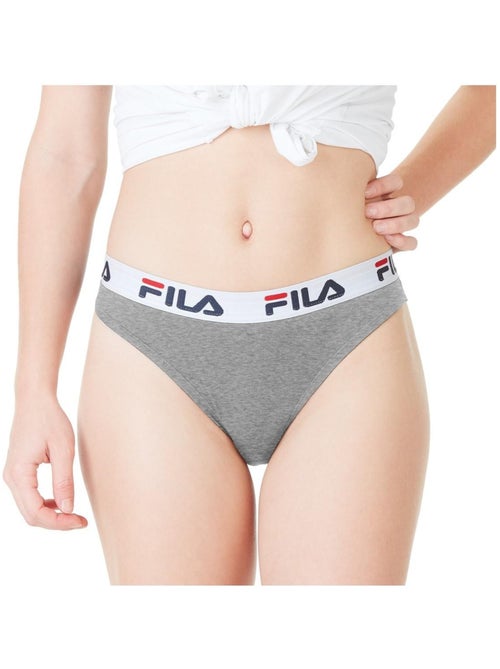 Slip brésilien coton femme Uni FU6067 Fila - Kiabi