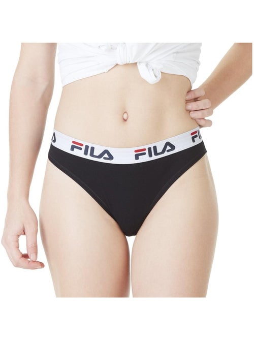 Slip brésilien coton femme Uni FU6067 Fila - Kiabi