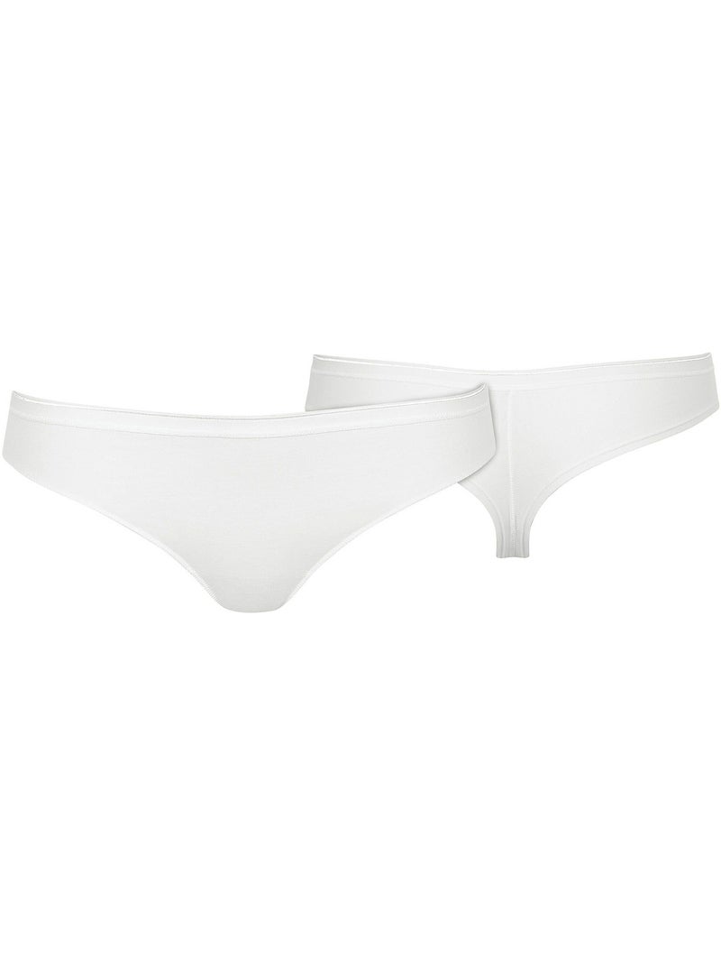 Slip brésilien Happy Day Cheek Blanc - Kiabi