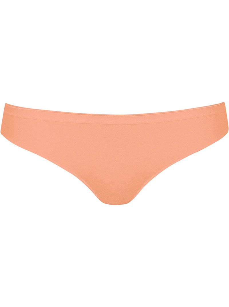 Slip brésilien Happyday Orange corail - Kiabi