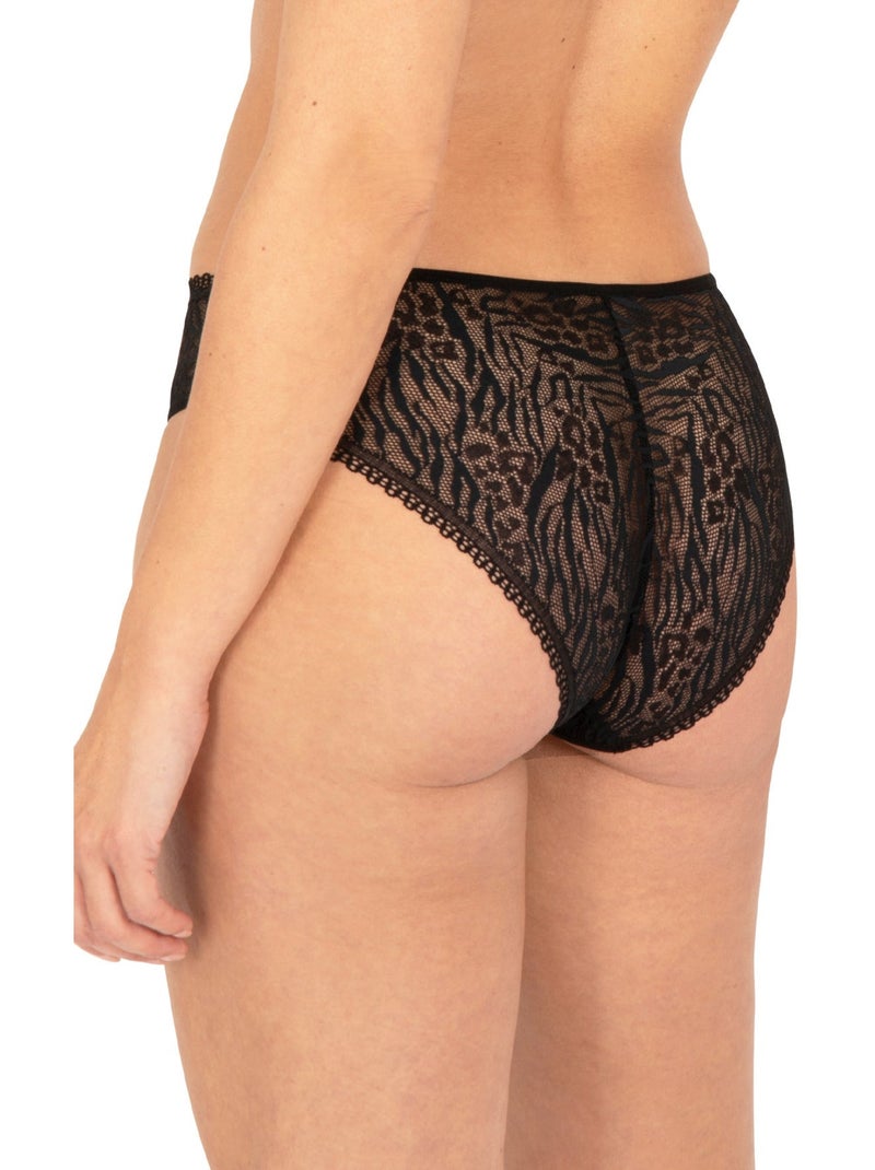 Slip brésilien indomptable Noir - Kiabi