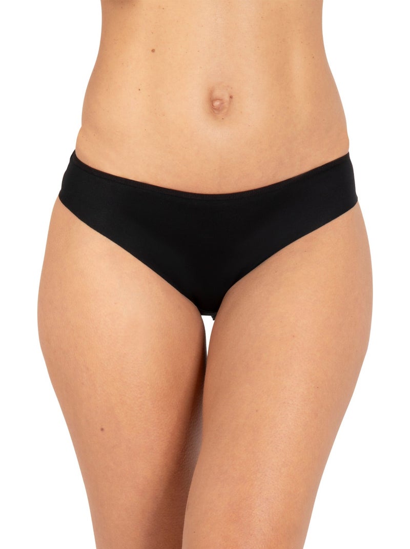 Slip brésilien MODAL SENSUEL Noir - Kiabi
